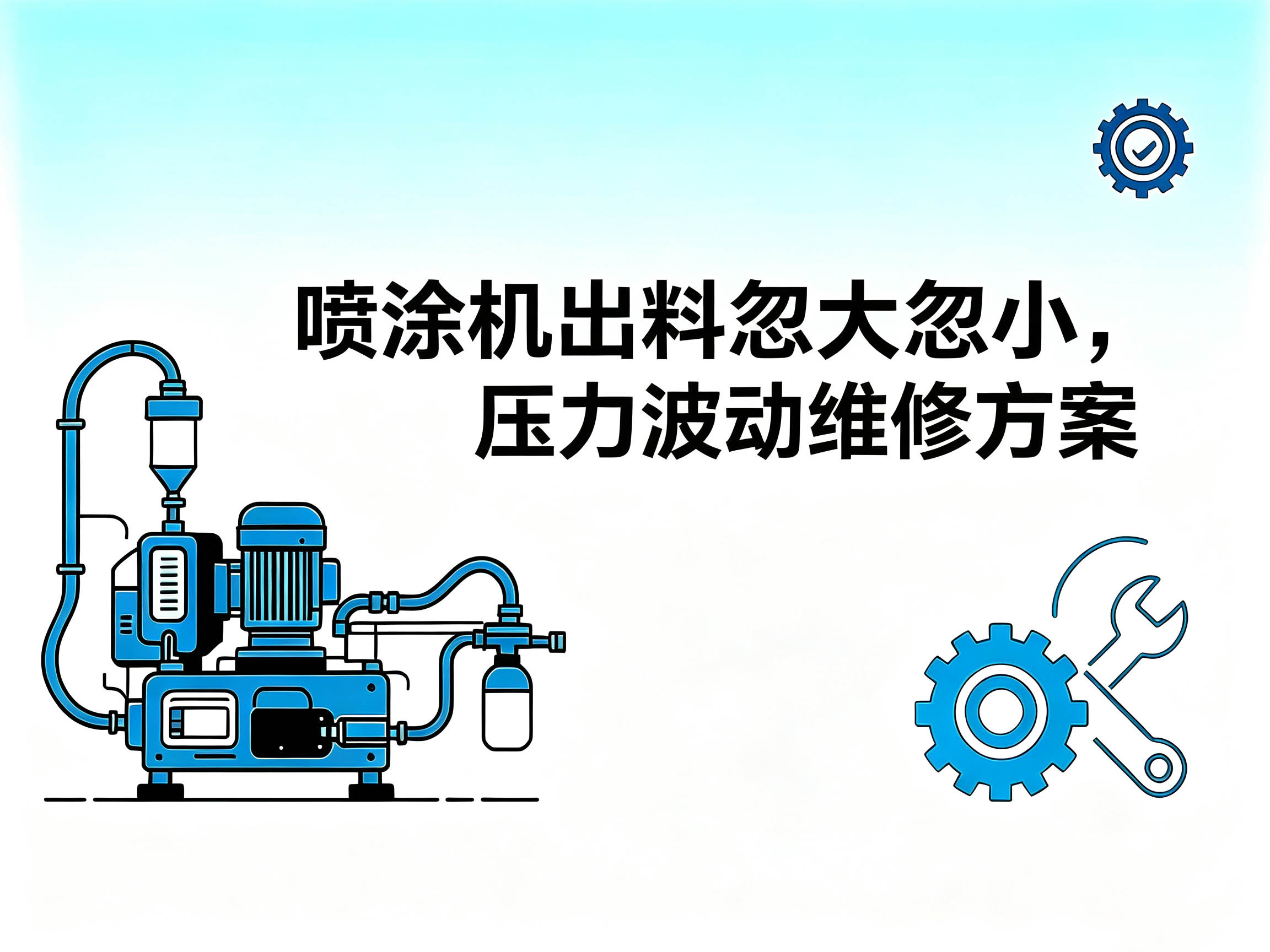 喷涂机出料忽大忽小，压力波动维修方案 聚氨酯高压发泡机故障排查教程