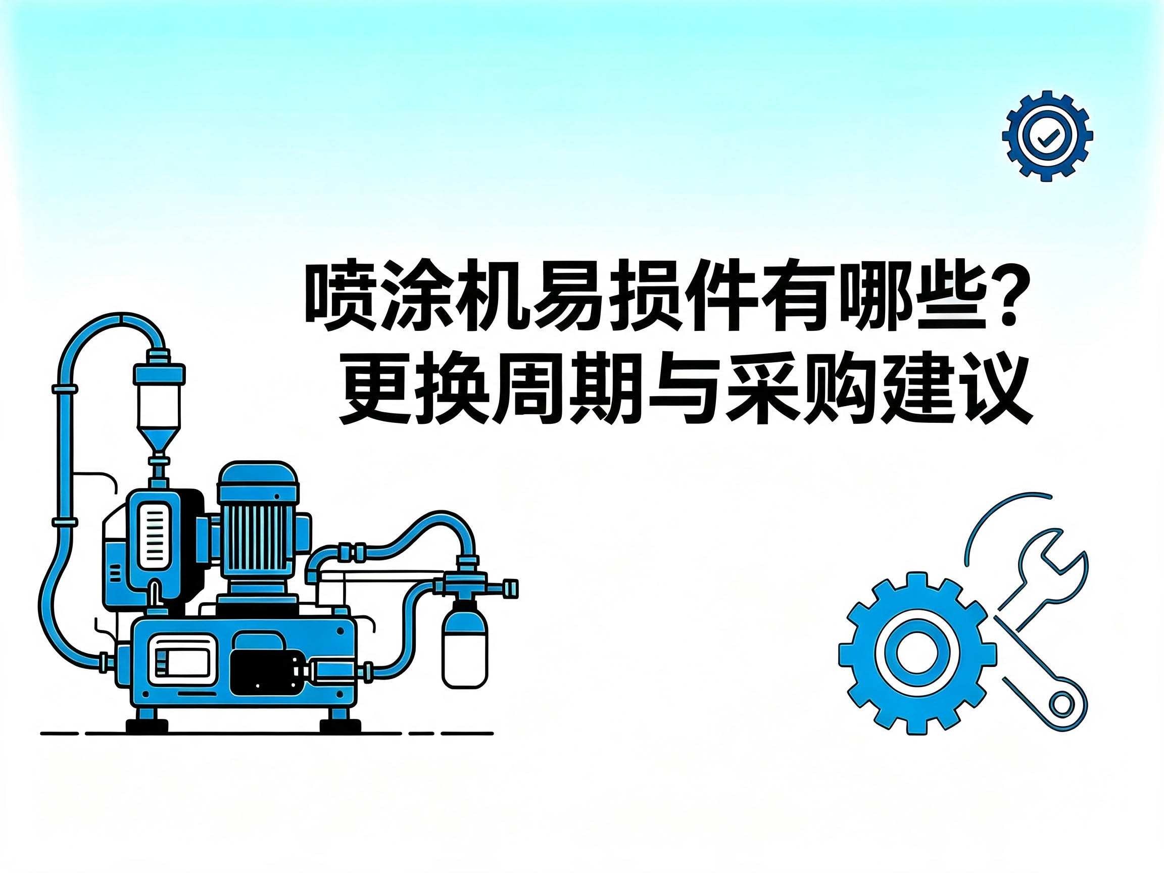 喷涂机易损件有哪些？更换周期与采购建议