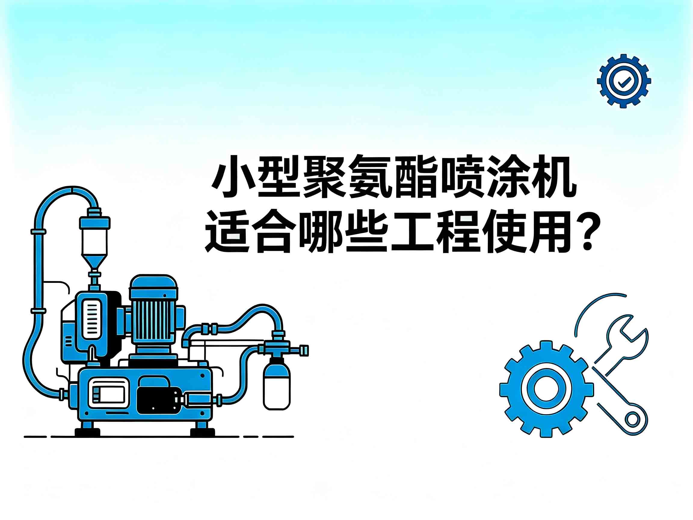 小型聚氨酯喷涂机适合哪些工程使用｜便携式聚氨酯喷涂机应用场景
